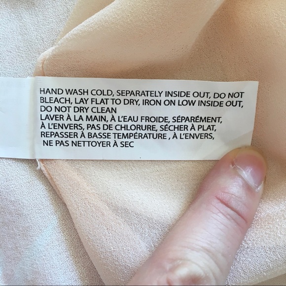 Dex blush floral asymmetrical wrap dress in Large - Picture 15 of 15